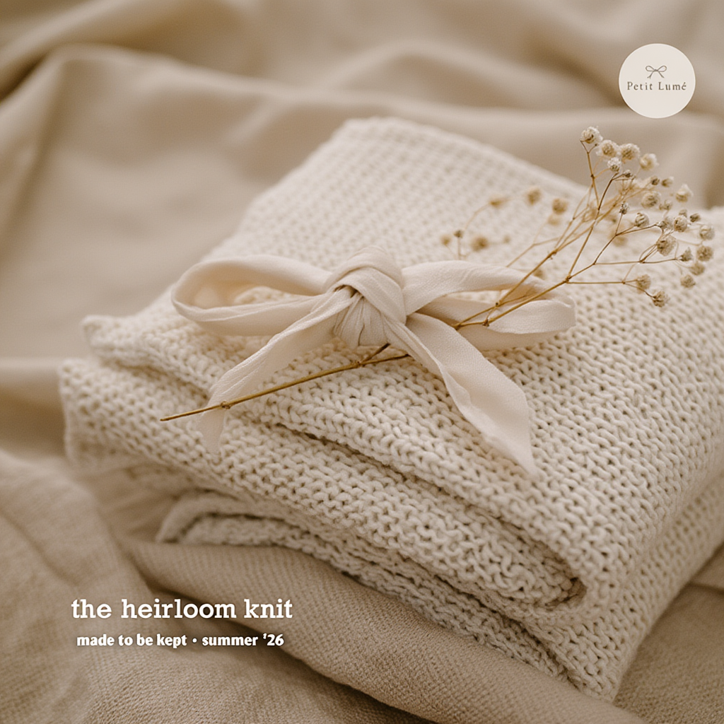 Petit Lumé heirloom knit lifestyle
